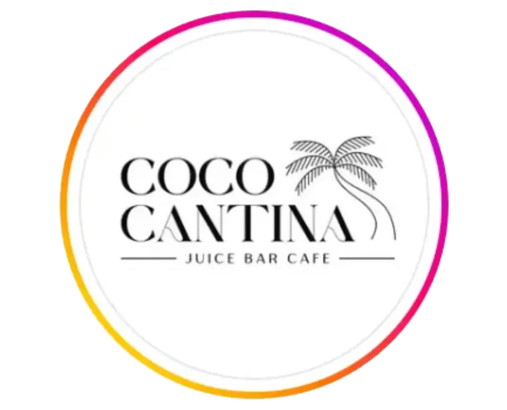 Coco Catina, juice bar cafe logo