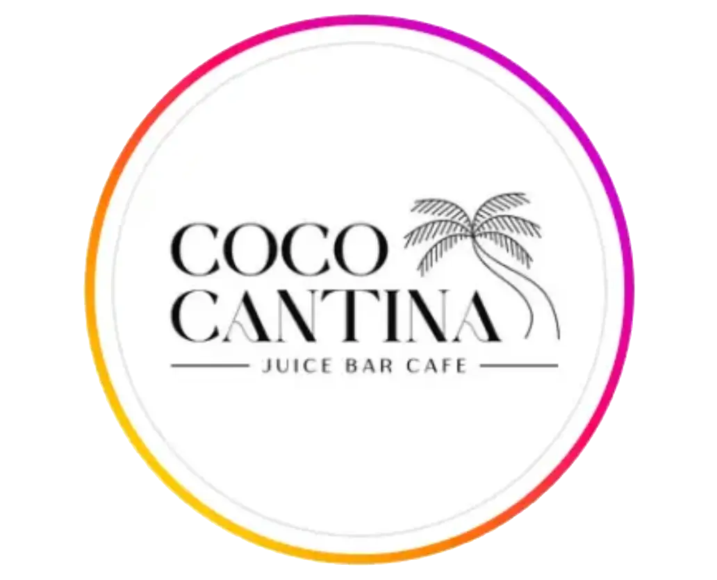 Coco Catina, juice bar cafe logo
