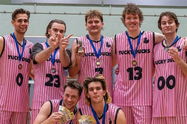 Basketball Noosa Cyclones Mens Division Pink Jersey